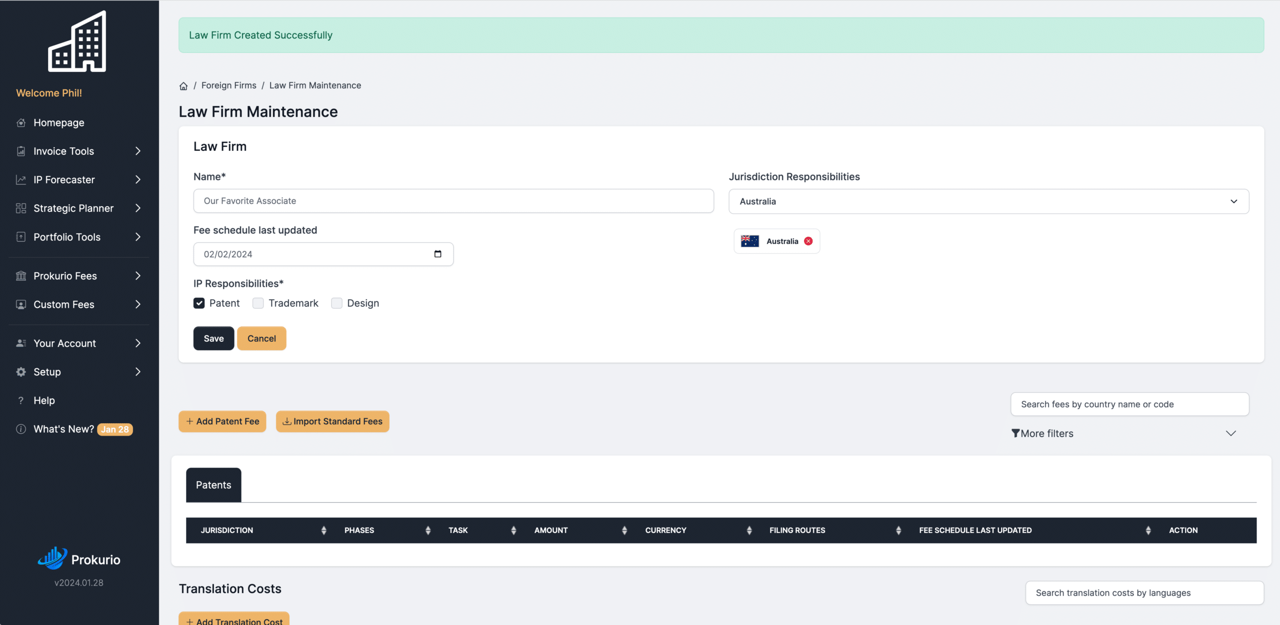 IP Forecaster